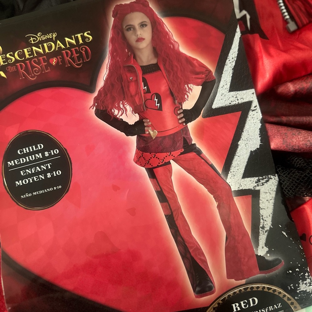 Disney Descendants Red and Black Costume for Kids